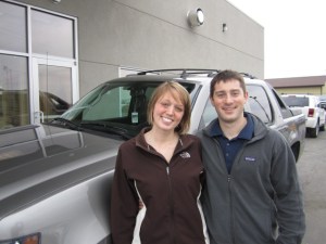  Jenna and Matt R. and their 2008 Chevrolet Avalanche.